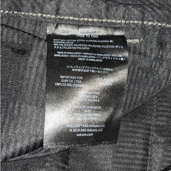 Bundle (2) NWT Volcom Vmonty Men's Size 40 - Picture 7 of 9